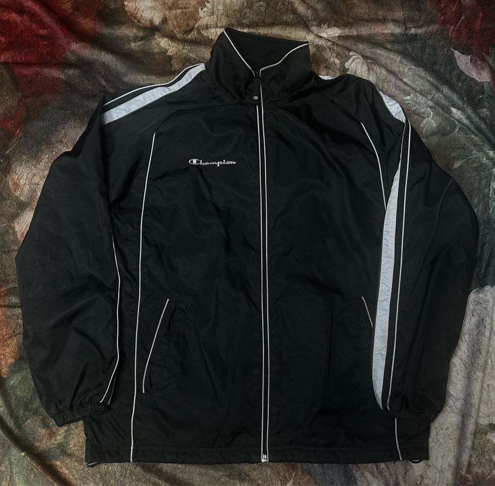 챔피온 빈티지 일본판 그레이 사이드라인 블랙바람막이 L 나이키 아디다스