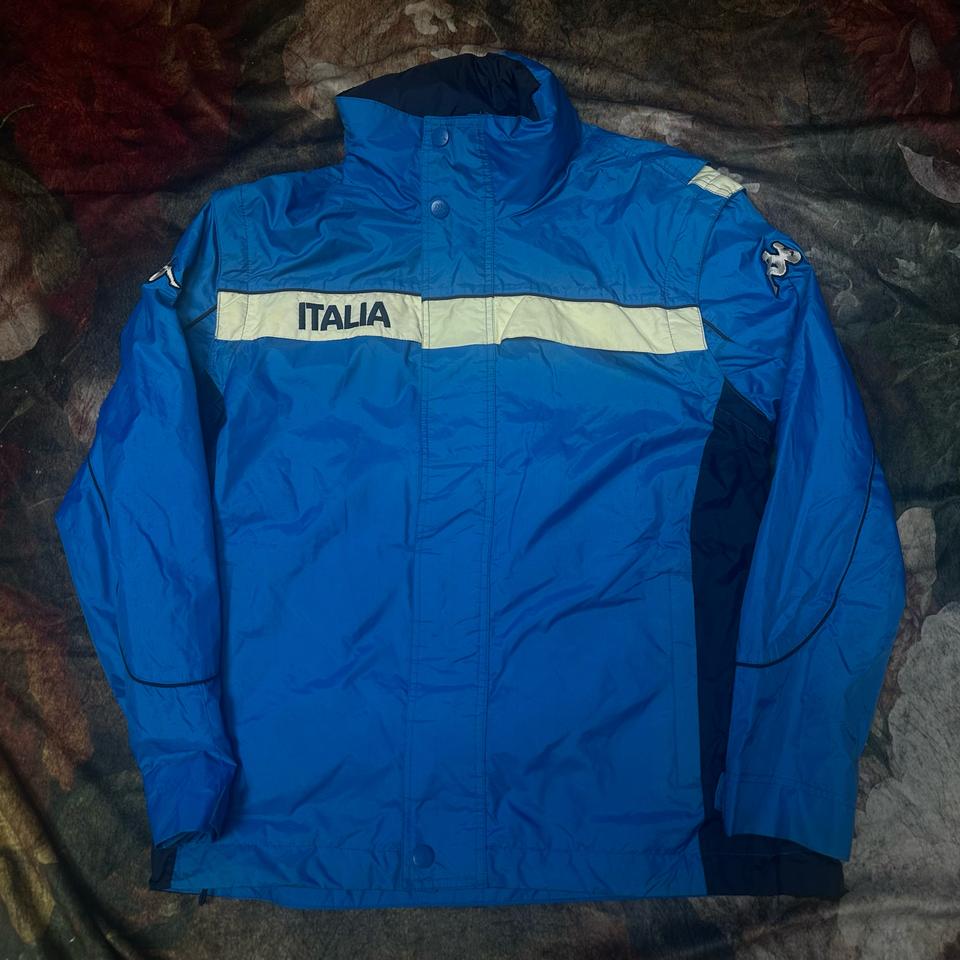 카파 빈티지 올드스쿨 이탈리아 스카이블루바람막이 L 자켓 나이키 아디다스