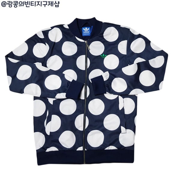 아디다스 올드스쿨 빈티지 스탠스미스 도트 져지 자켓