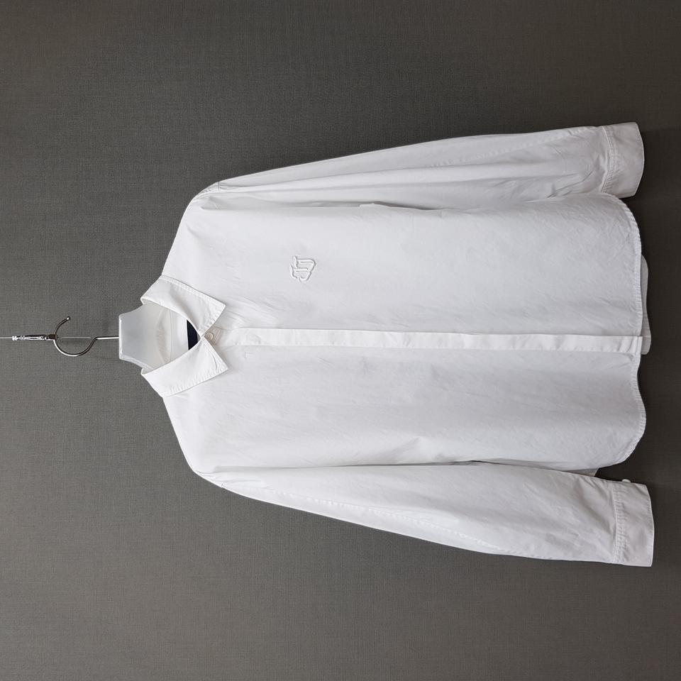 준지 JUUN.J  2021 클래식 로고 자수 코튼 셔츠 36사이즈