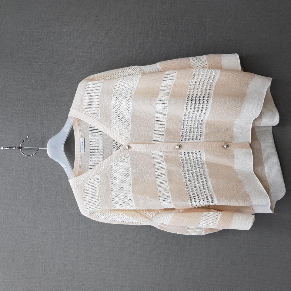 한섬 시스템 2022 시스루 펄버튼 가디건 F사이즈