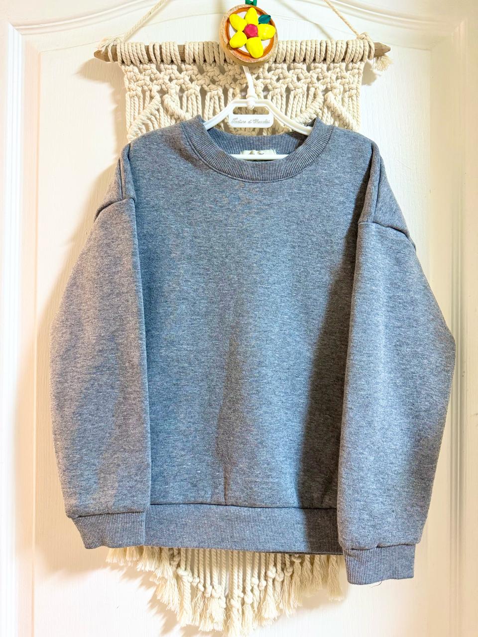 키즈 아동 주니어 기모 맨투맨 티셔츠 JS (130)