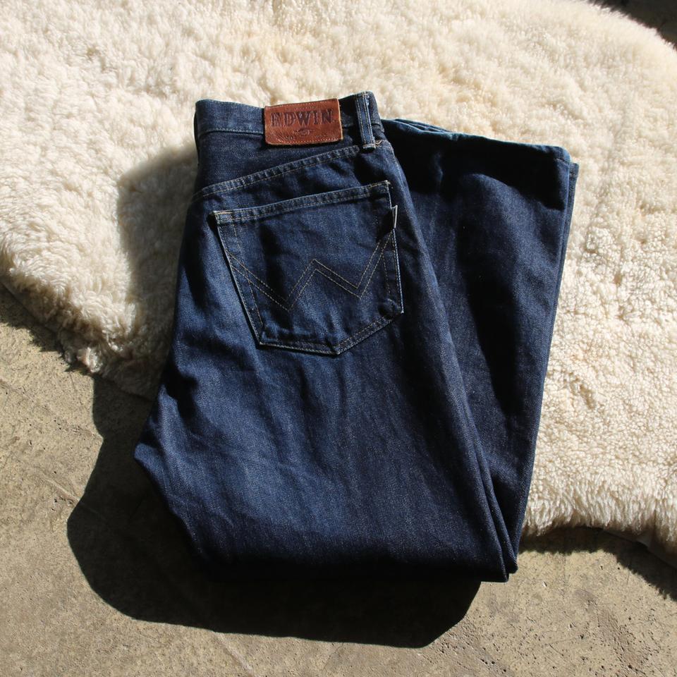 (착용컷) EDWIN 404 데님 팬츠 (남성용 31)