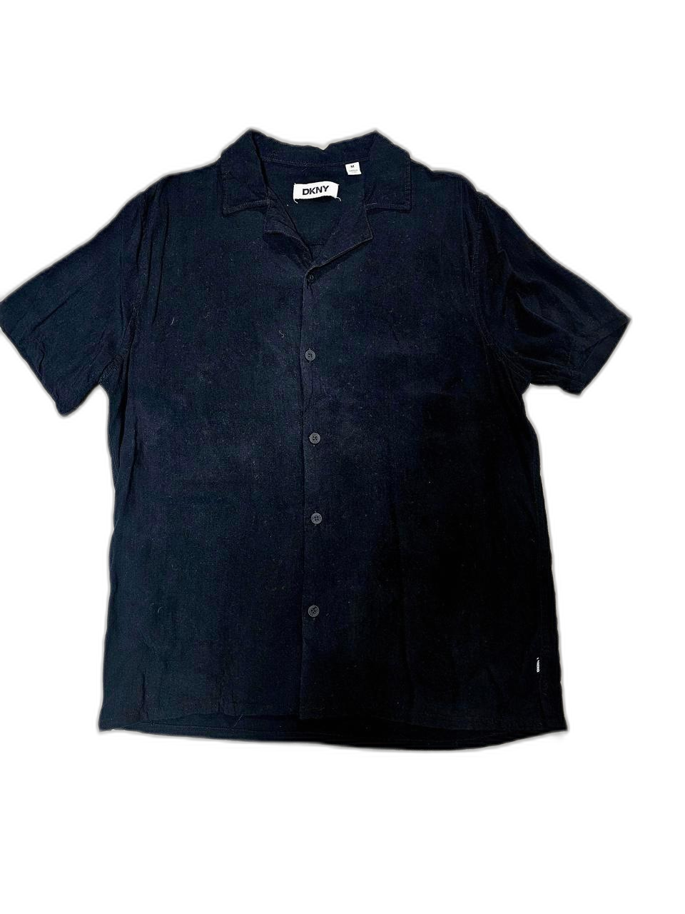DKNY 블랙 반팔 셔츠 M