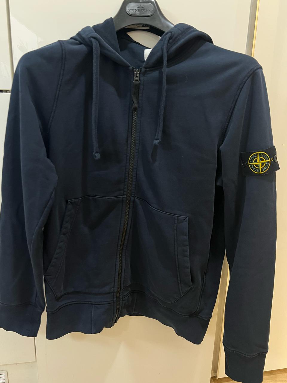 스톤아일랜드 네이비 후드집업 M (새상품급)
