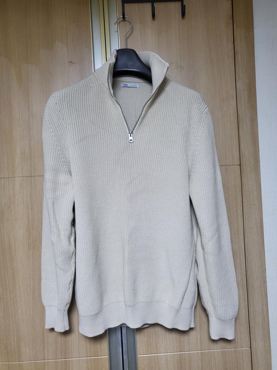 (100)(L) 자라 반집업 니트티