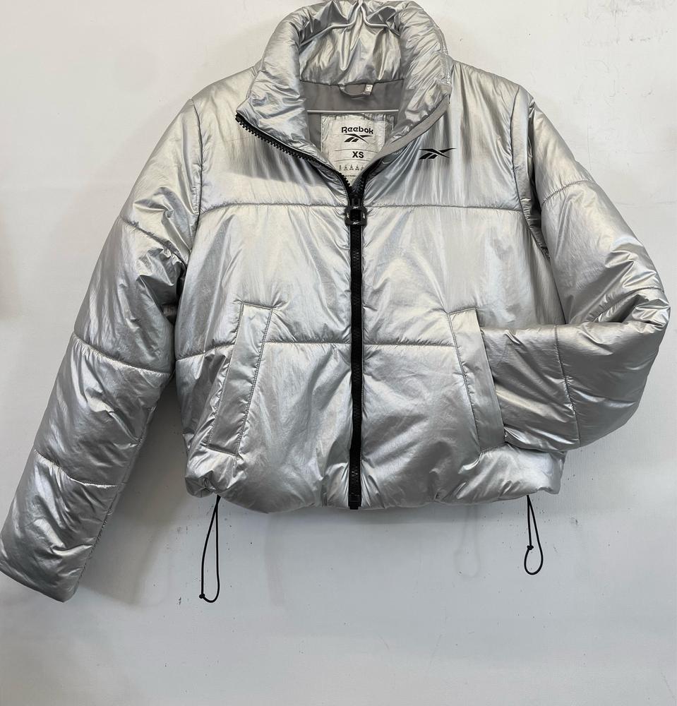 리복 실버패딩 숏패딩 푸퍼패딩:)