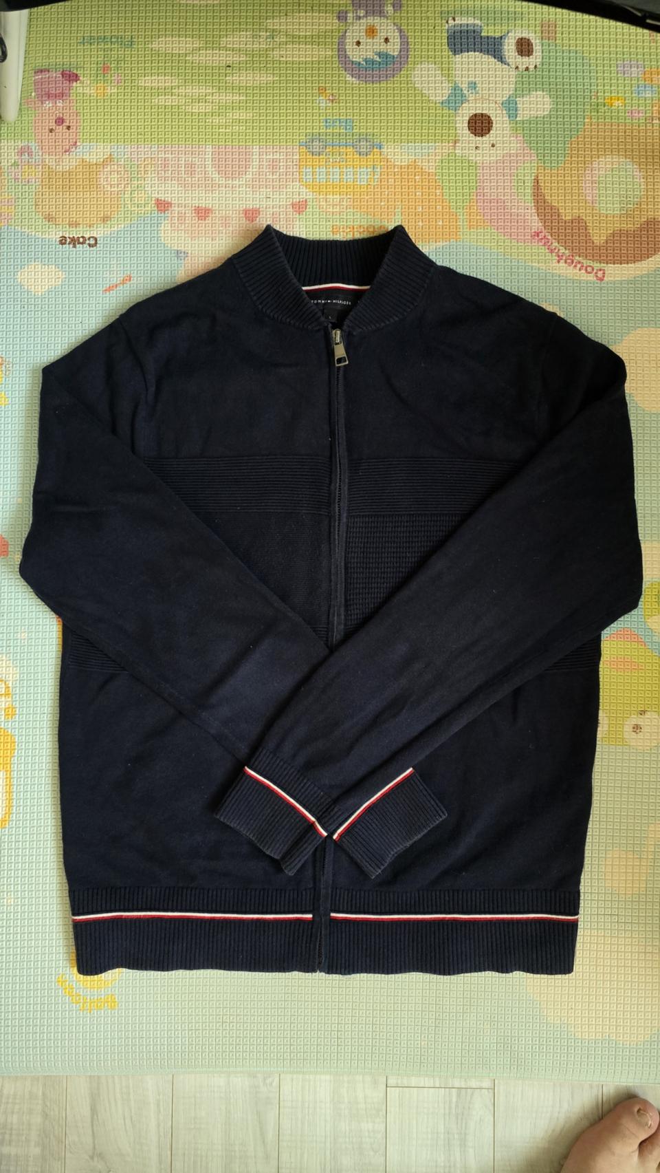 타미힐피거 집업니트