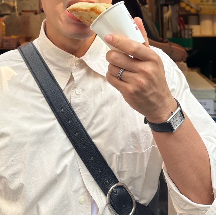 까르띠에 탱크솔로 남성용 라지