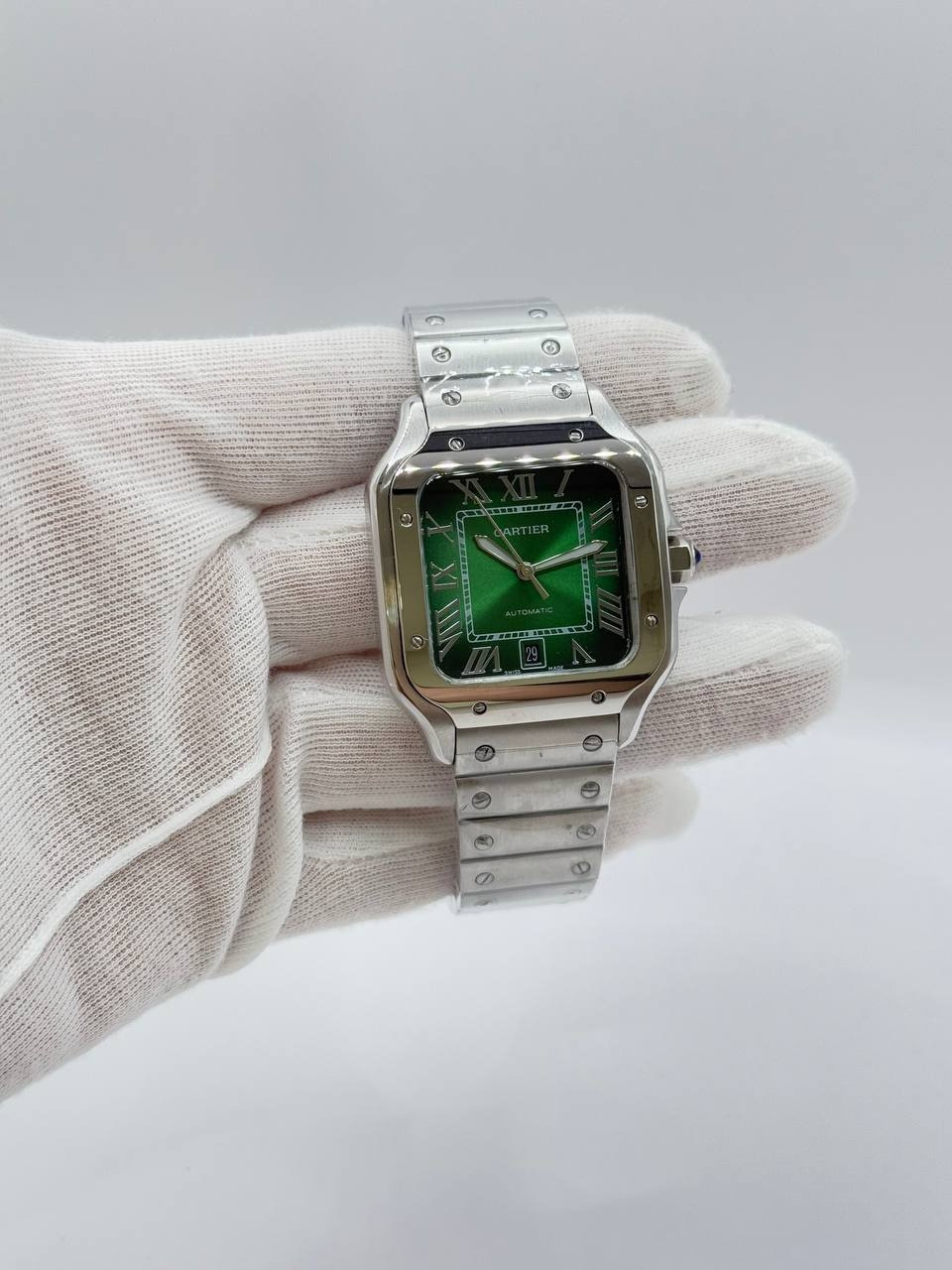 까르띠에 산토스 드 워치 라지 오토매틱