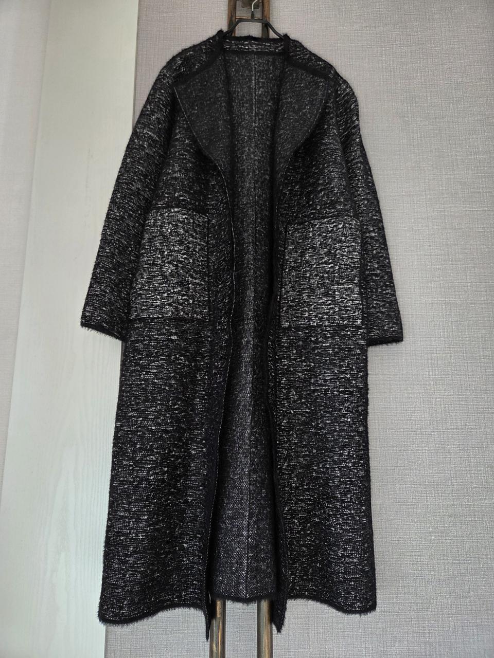 블랙믹스 니트퍼롱코트