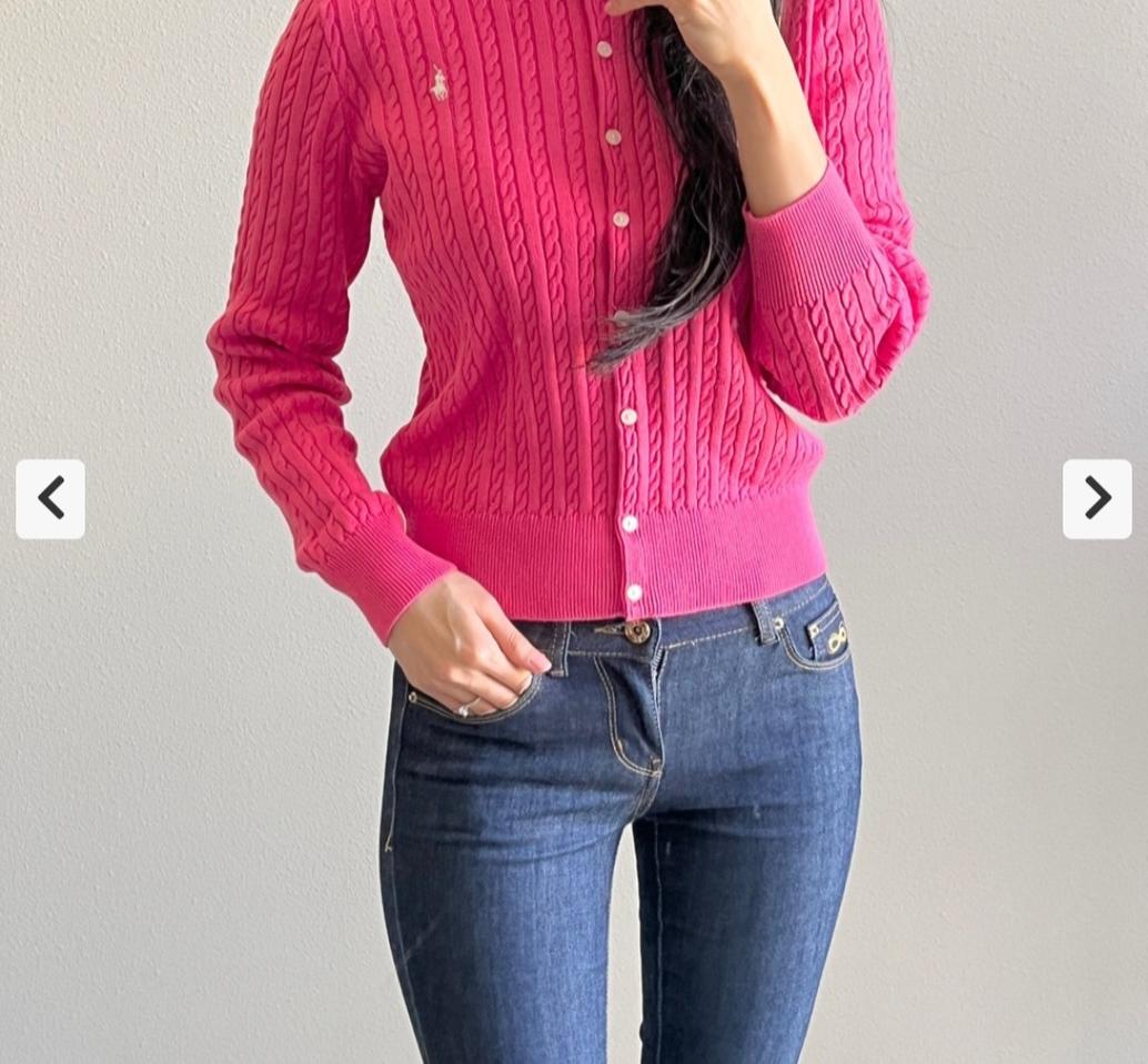 폴로 랄프로렌 케이블 니트 가디건 국내 44~55