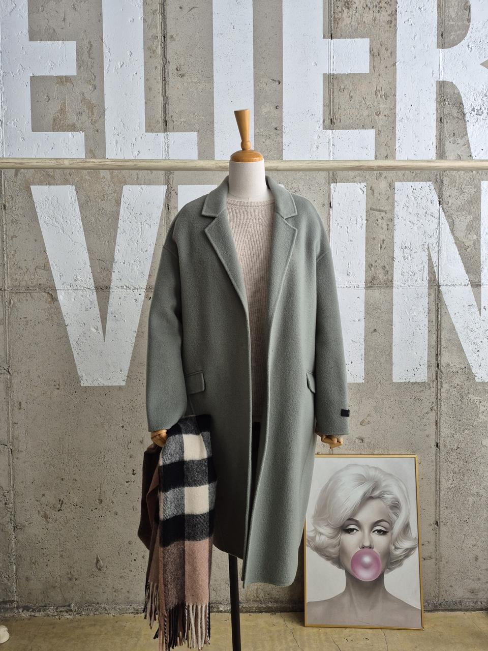 나이스클랍 핸드메이드 코트