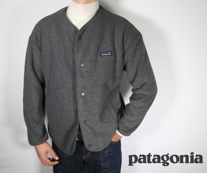 파타고니아 블릿 플리스 v넥 스냅 가디건