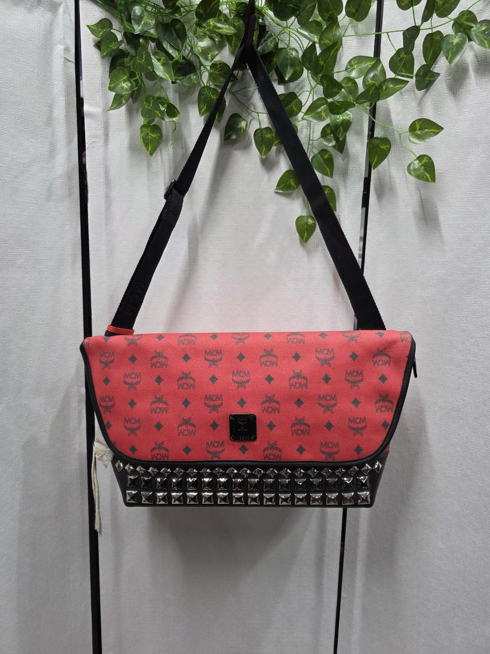 ♦엠씨엠스터디장식메신져백