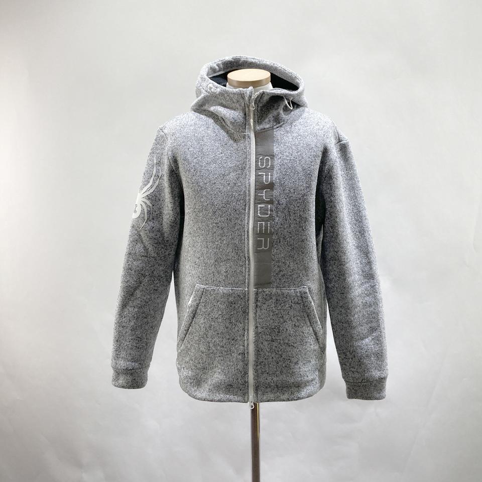 스파이더 남성플리스후드집업자켓 그레이 L 영구제