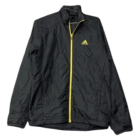 [아디다스] 블랙 로고 기능성 바람막이 100