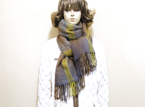 롱 와이드 니트머플러..