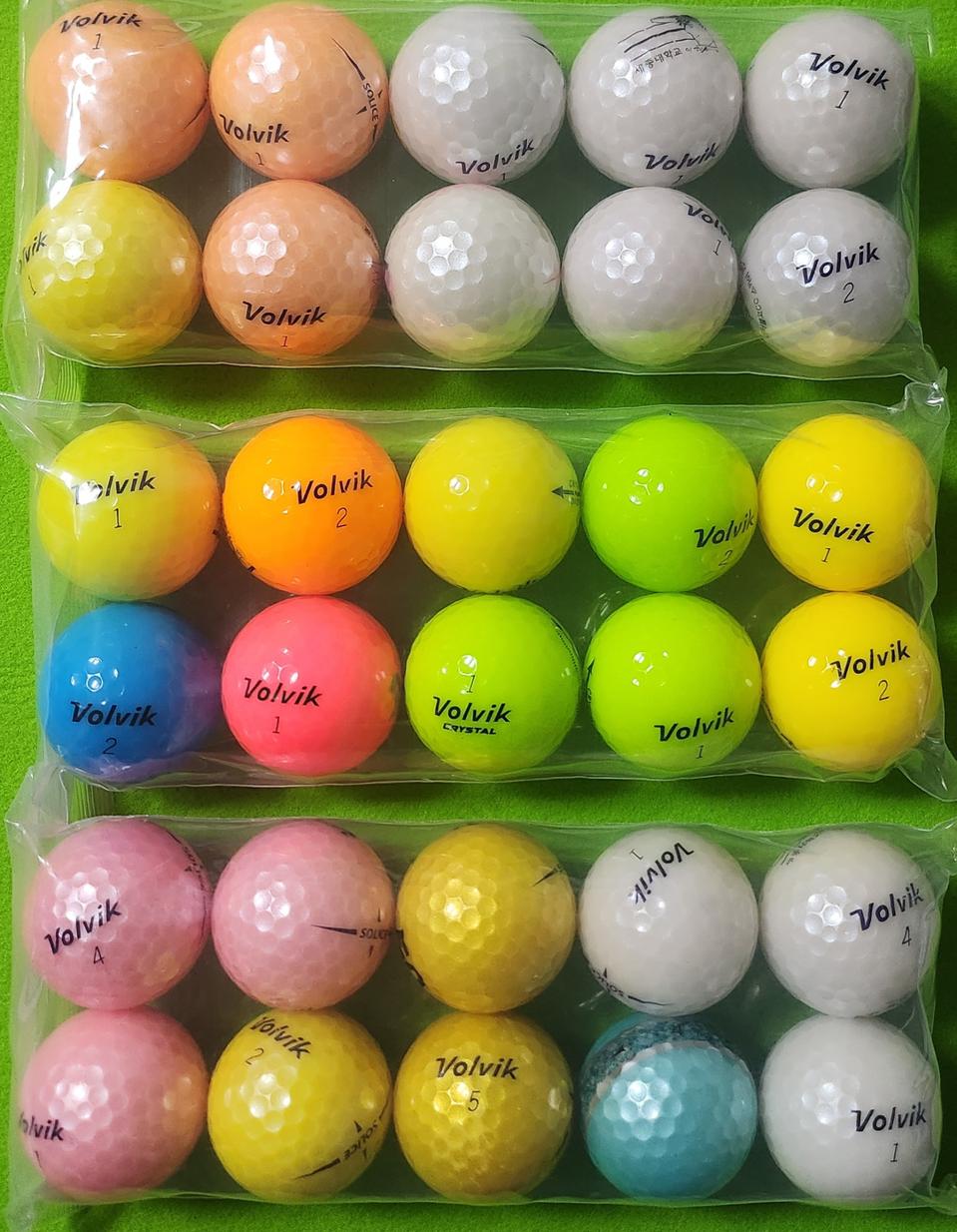 볼빅 솔리체.크리스탈 A/A+급30개-로스트볼