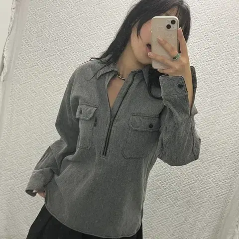 벤 데이비스 테크웨어 투포켓 아노락 반집업 워크셔츠 M C06534