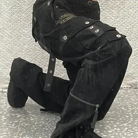 DOHC 스트릿 힙합 멀티포켓 카고팬츠 34인치 C06587