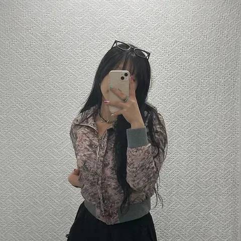 MLB 올드스쿨 빈티지 딸기우유 덕다운 숏패딩 90 C06601