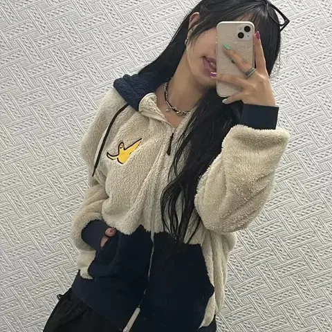 마크곤잘레스 와릿이즌 엔젤 보아 뽀글이 플리스 후드집업 L C06598