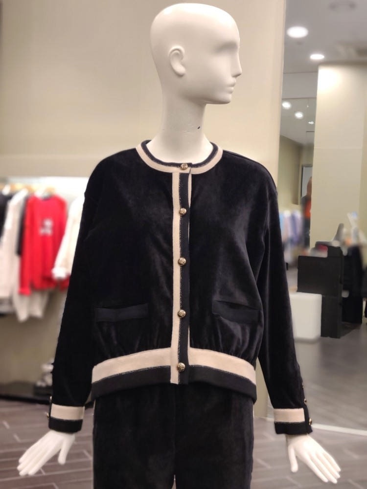 오즈세컨 벨벳 트레이닝복 세트 상하의한벌