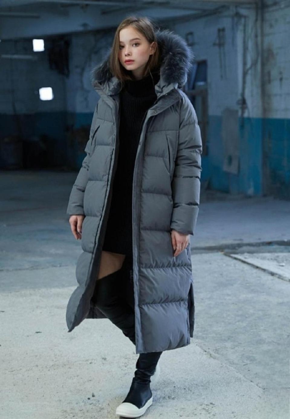 메이썸 프리미엄 구스다운 롱패딩 M (무료배송)