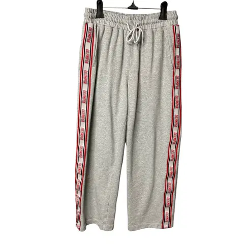 L 프리덤 올림피아 그레이 레터링 트레이닝 팬츠