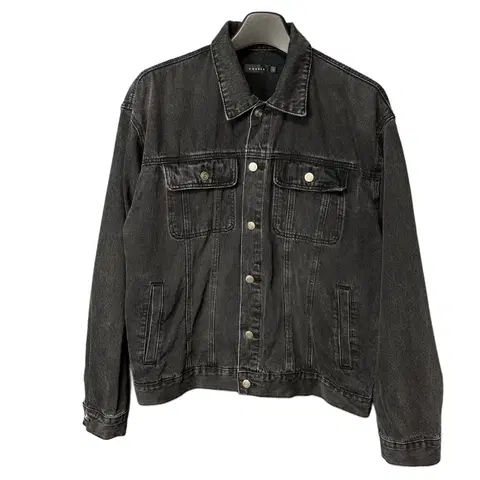 L 바스틱 그레이 데님 트러커 자켓