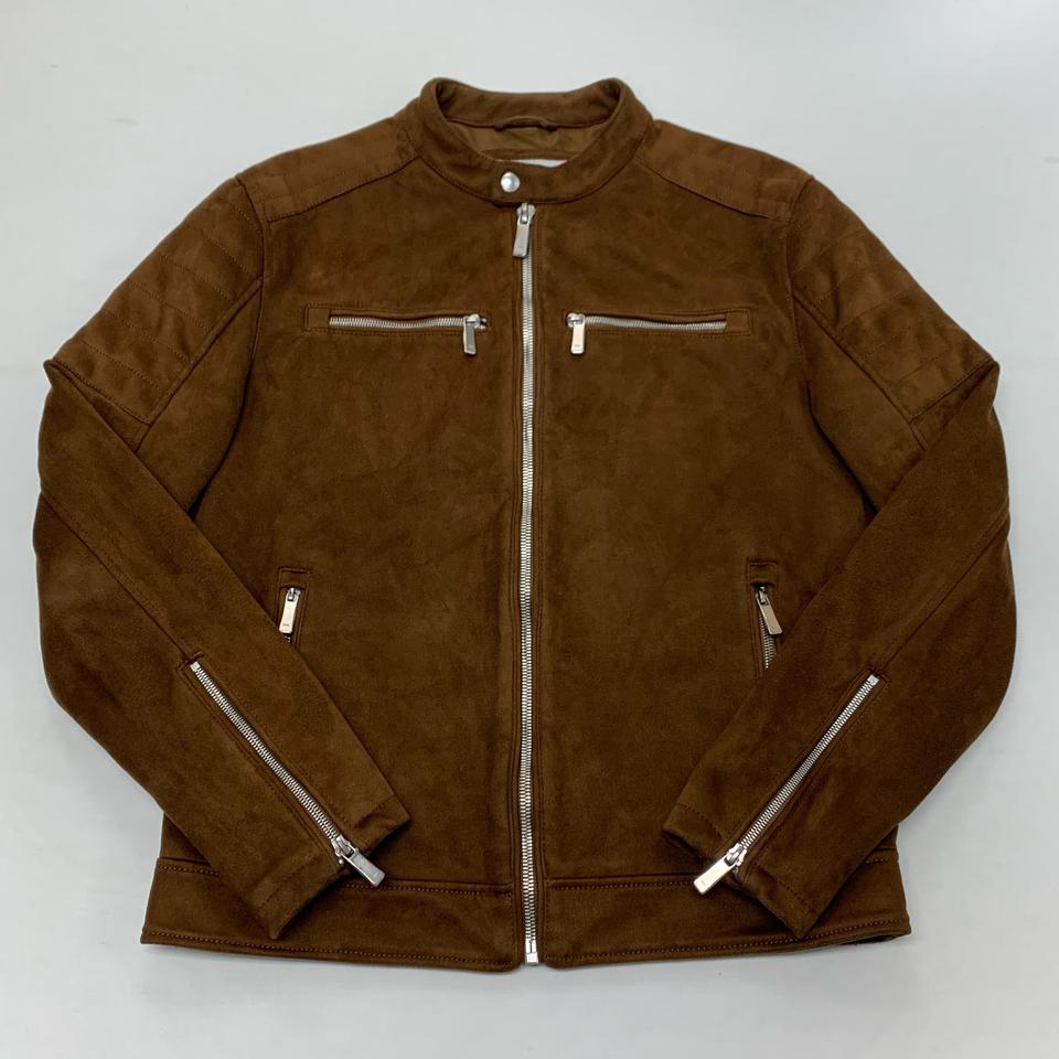 ZARA 자라 스웨이드 라이더자켓 (M)