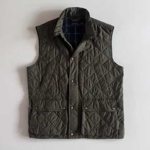 폴로 랄프로렌 카키 퀼팅 베스트 M