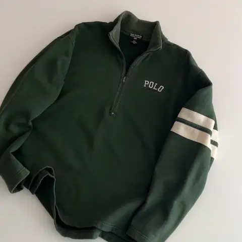 폴로 랄프로렌 그린 하프집업 m
