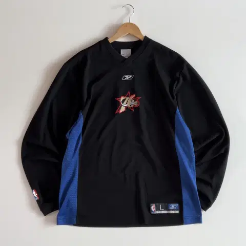 리복 필라델피아 76ers 저지 긴팔 L