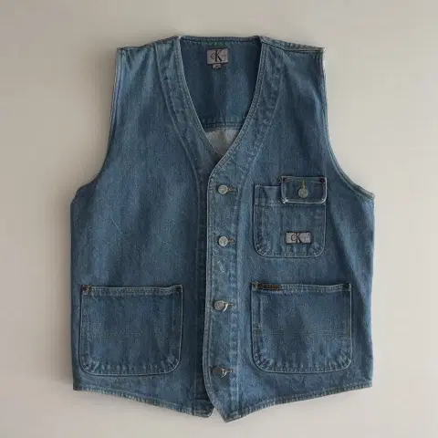 캘빈클라인 90년대 헌팅 데님 베스트 105