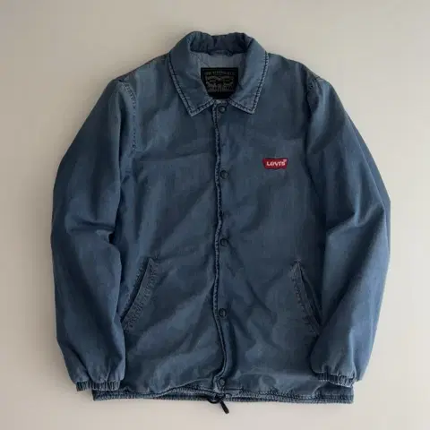 리바이스 누빔 데님 코치 자켓 S
