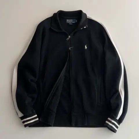 폴로 랄프로렌 블랙 코튼 집업 자켓 m