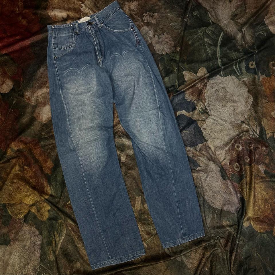 리바이스 빈티지 루즈핏 엔지니어드워싱데님진 28*32 데님팬츠 워싱데님