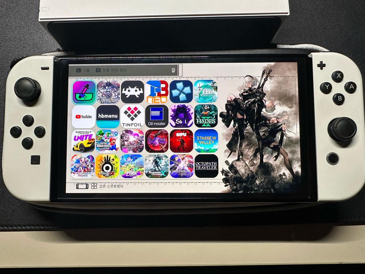 닌텐도 스위치 OLED 512gb 커펌