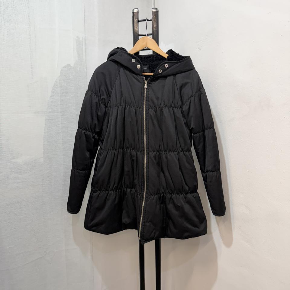 by min 바이민 뽀글이 양털 블랙야상 제평 3848