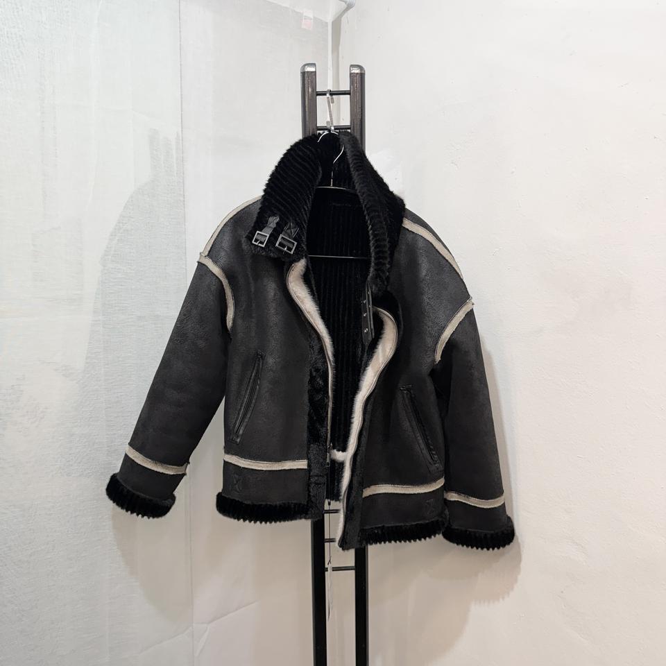 liobell 리오벨 리버시블 페이크퍼 무스탕 양면 3861