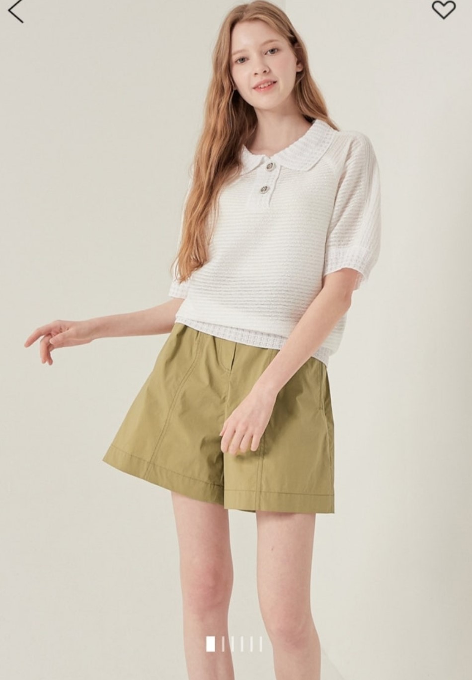 한섬 SJSJ 2021 글리터 니트 탑 90F사이즈