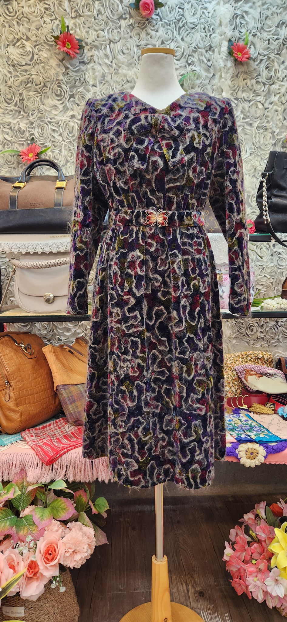 맞춤 고급 벨벳 롱원피스(55)