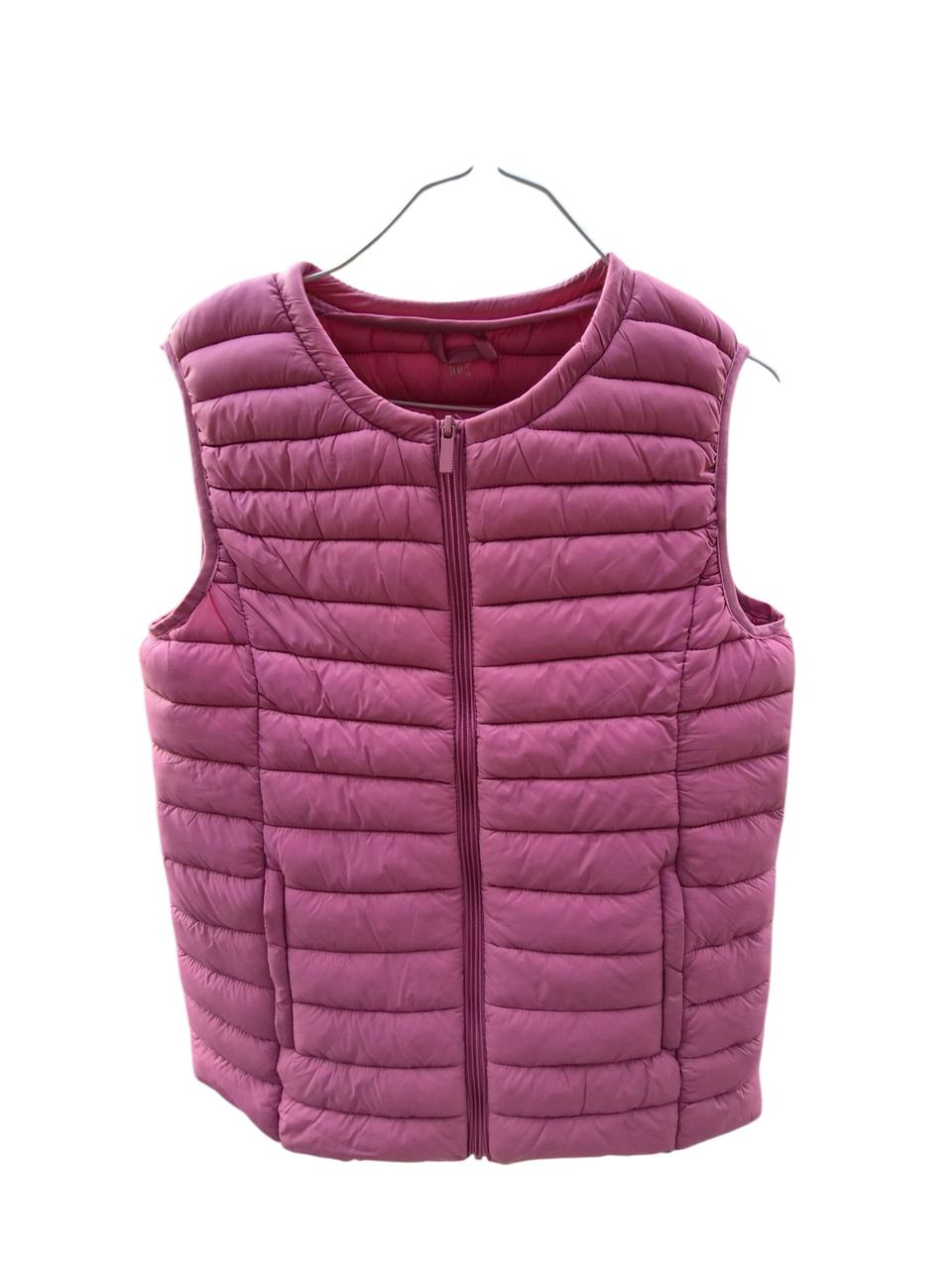 (새상품)핑크 여성 패딩조끼 free size