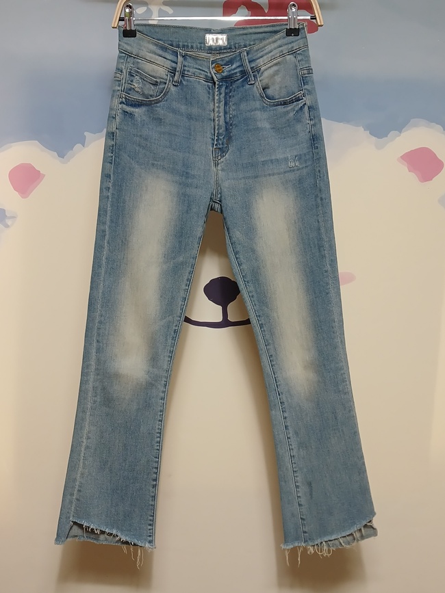 (26) 마더 인사이더 크롭 스텝 프레이 청바지