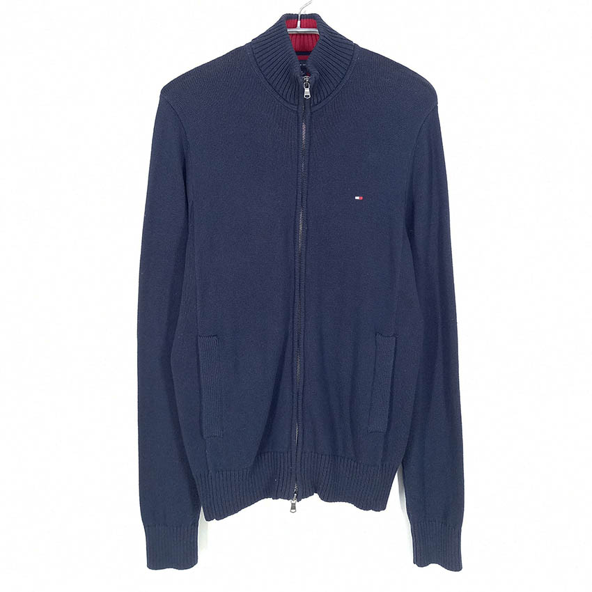 타미힐피거 남 베이직 니트집업 네이비M (HU29242)