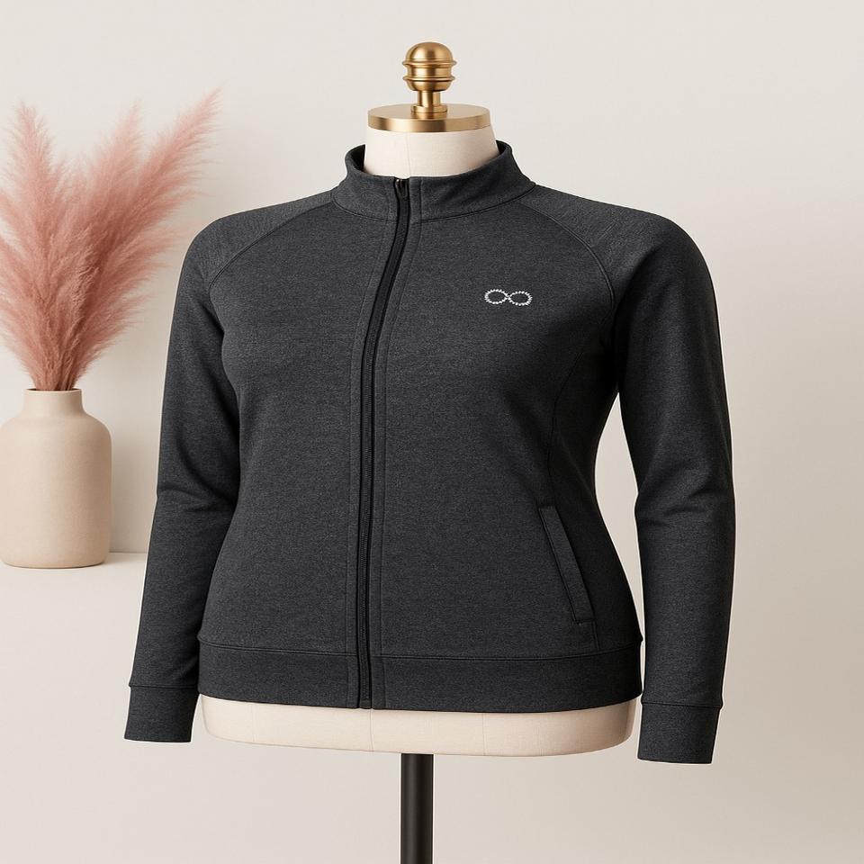 헬스,요가,골프 스트레치 세미핏 집업(L)