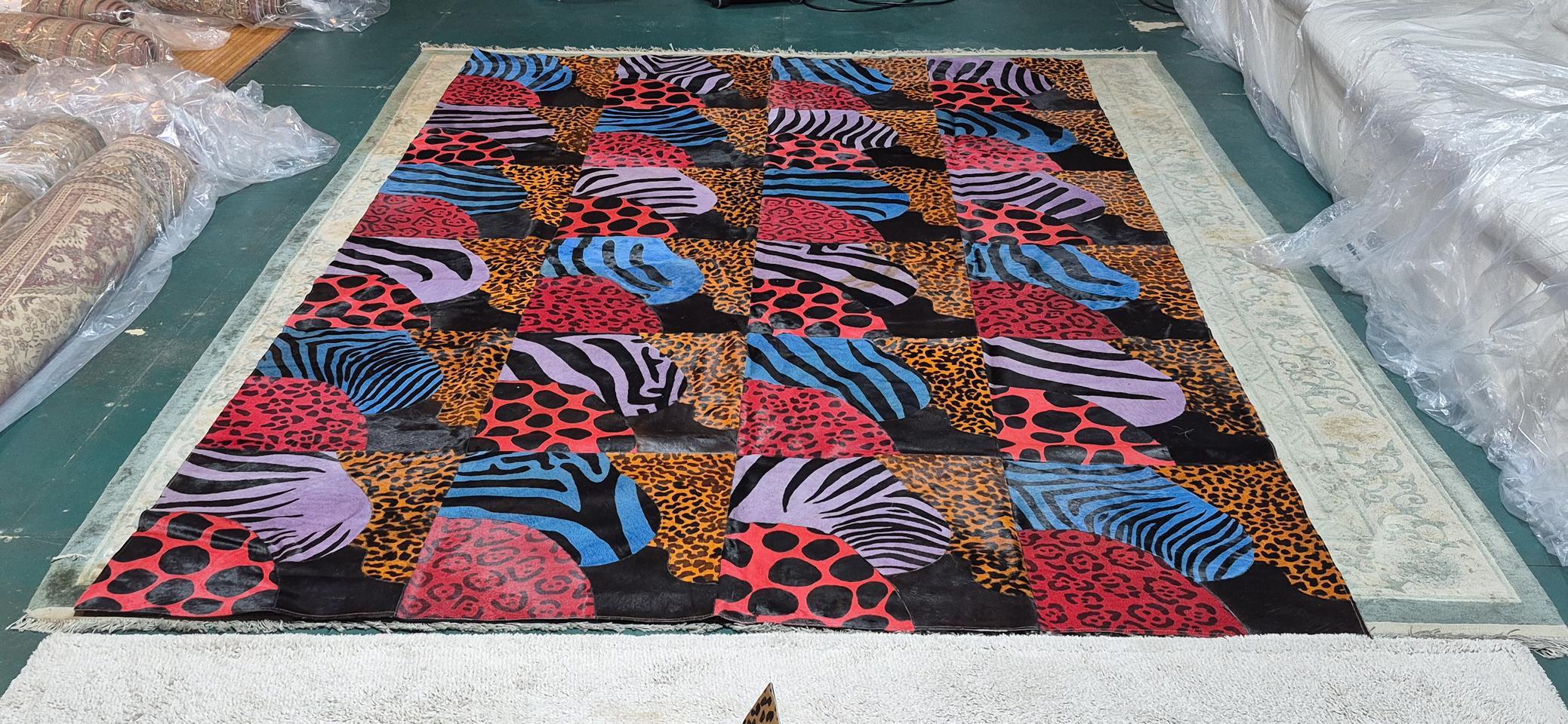 아르헨티나 특대형 핸드메이드 패치 송치 카페트 - AR126 -