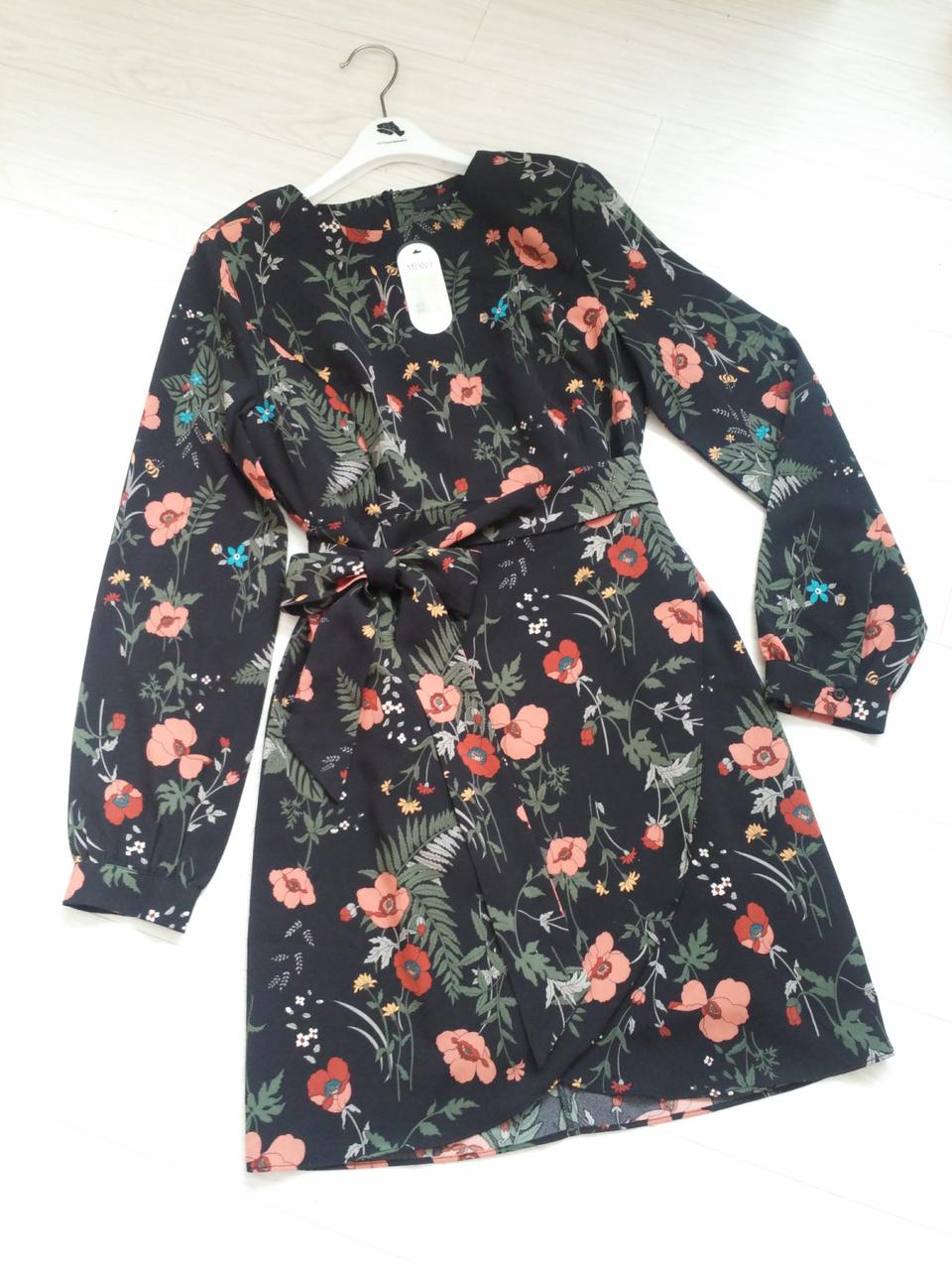 [새제품]MIXXO 플라워 패턴 원피스 S